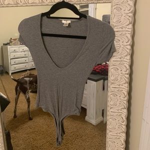 Grey bodysuit